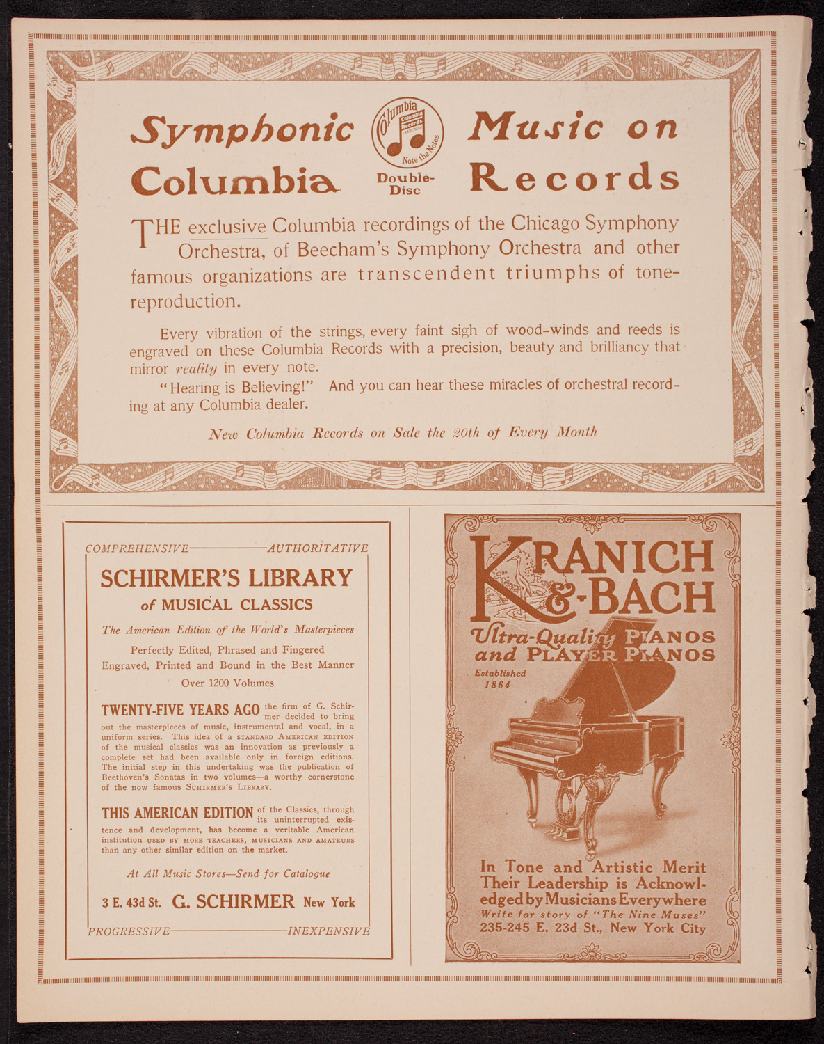 Olga Samaroff, Piano, October 28, 1916, program page 6