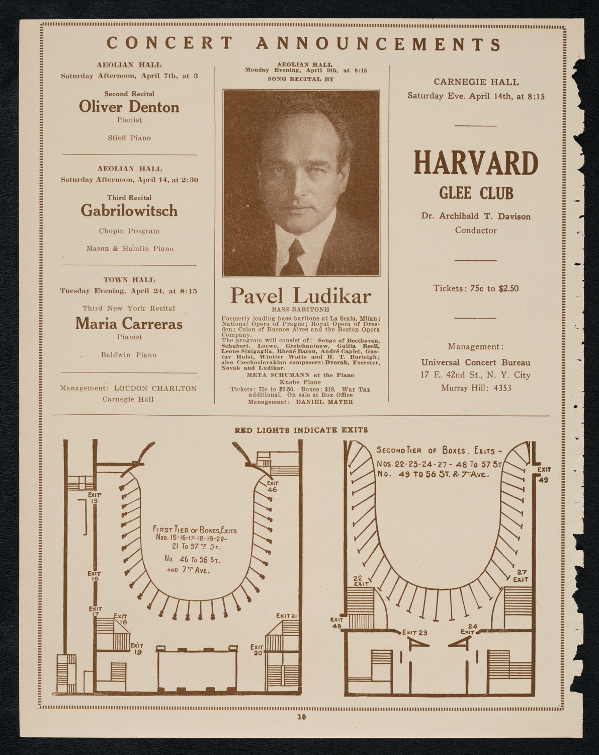Universal Negro Improvement Association Meeting and Concert, March 27, 1923, program page 10