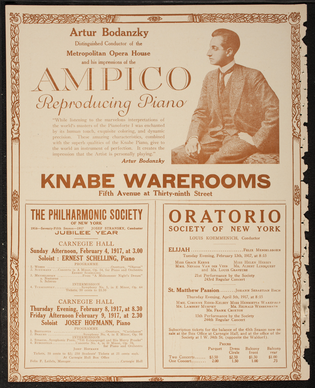 Symphony Concert for Young People, February 3, 1917, program page 12