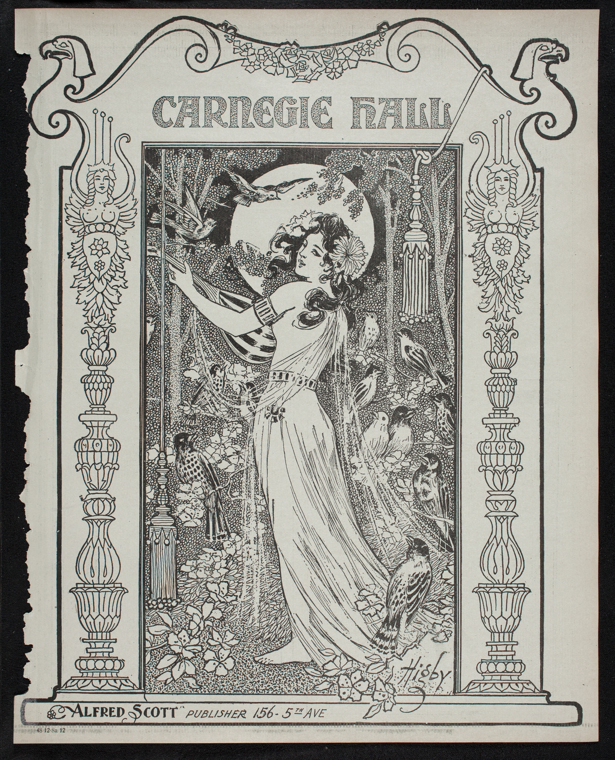 R.G. Knowles Travel Studies: Austria and Vienna, December 8, 1912, program page 1