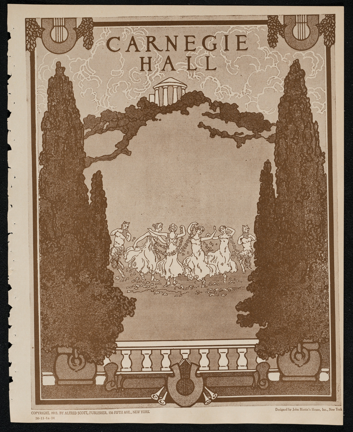 Tamara Karsavina, November 1, 1924, program page 1