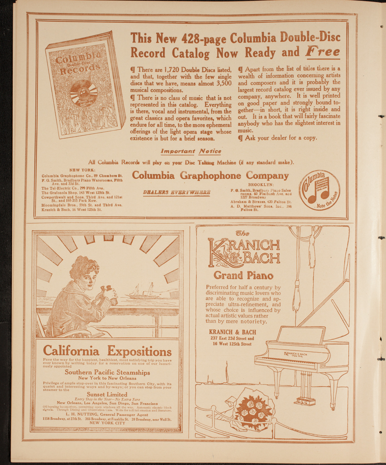Russian Symphony Society of New York, February 13, 1915, program page 6