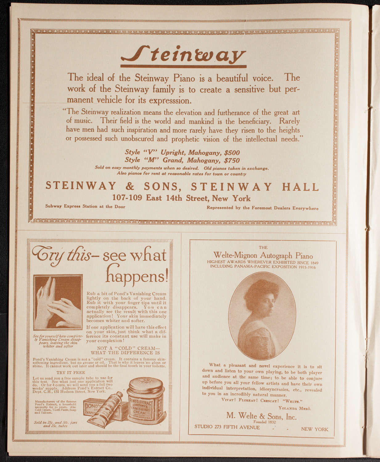 Symphony Concert for Young People, March 11, 1916, program page 4