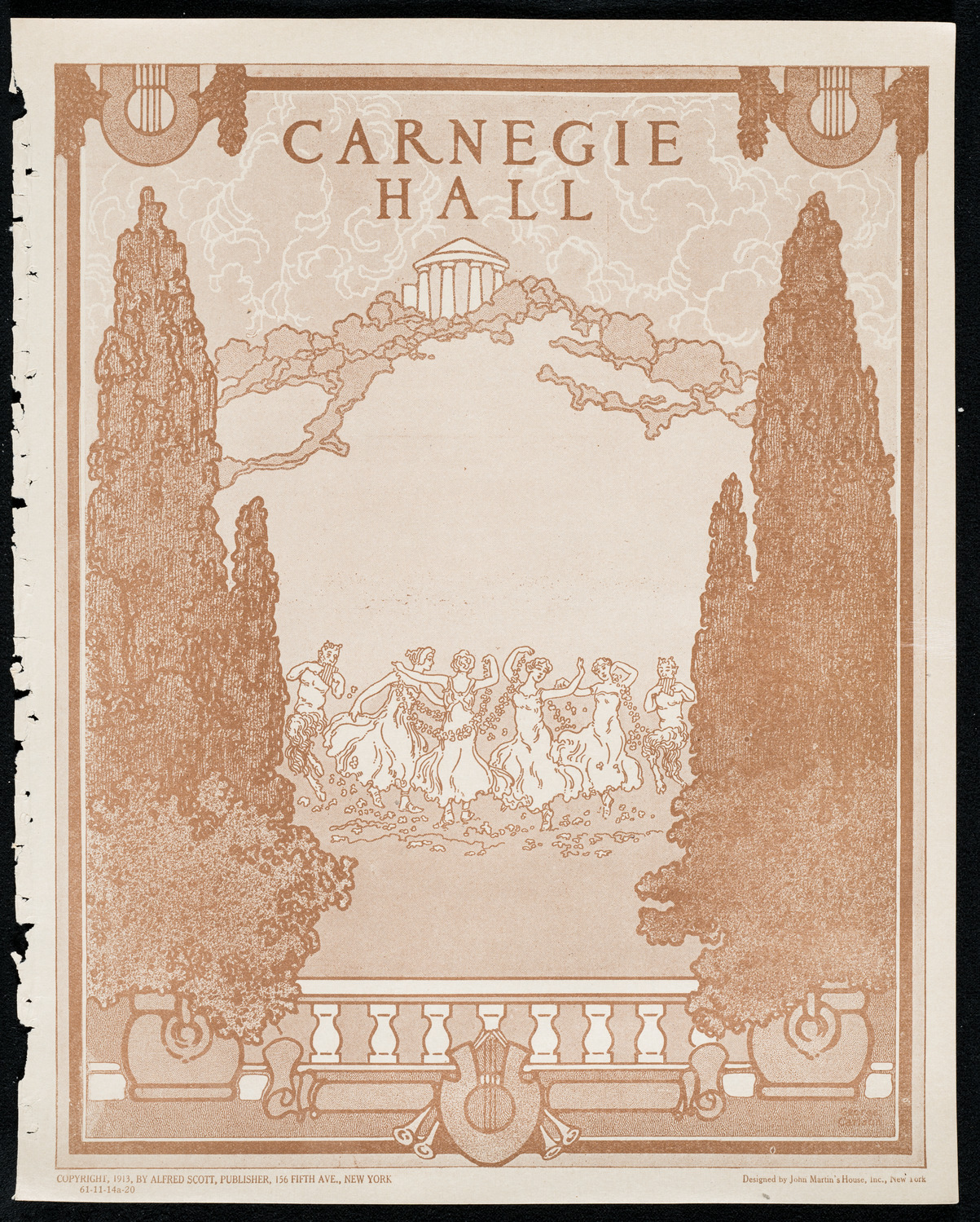 Reinald Werrenrath, Baritone, November 14, 1920, program page 1