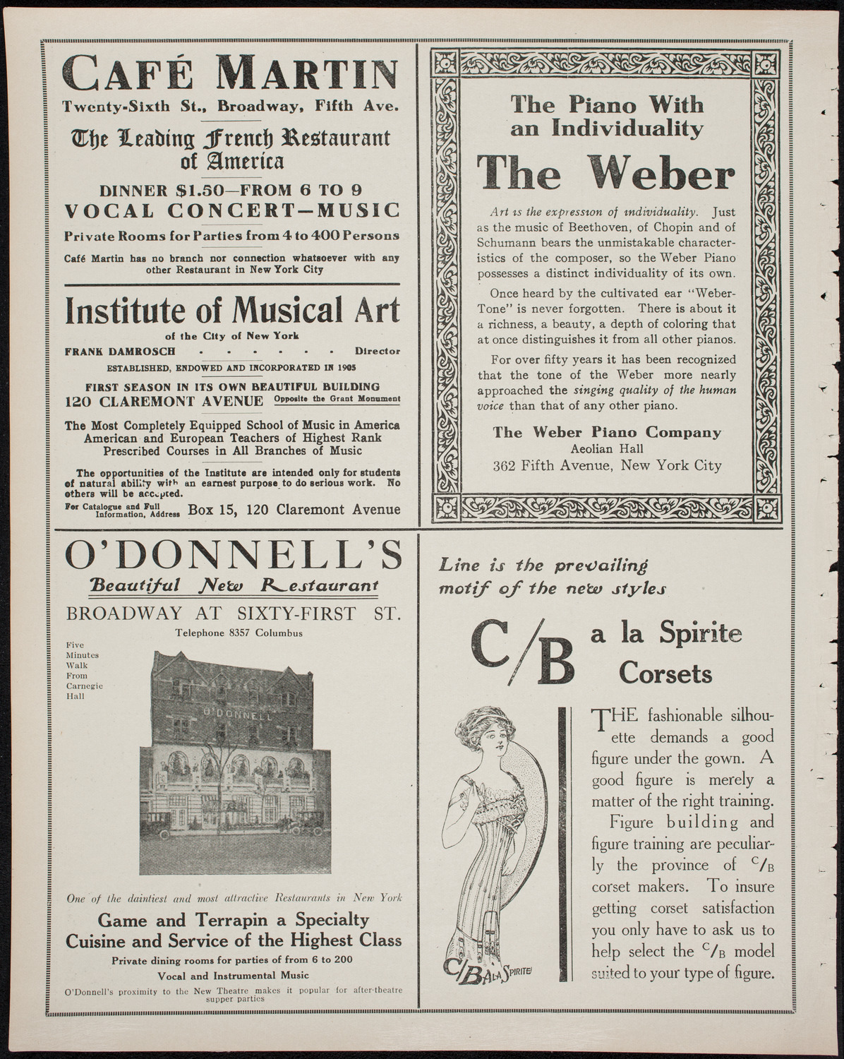 Columbia University Festival Chorus, April 4, 1911, program page 6