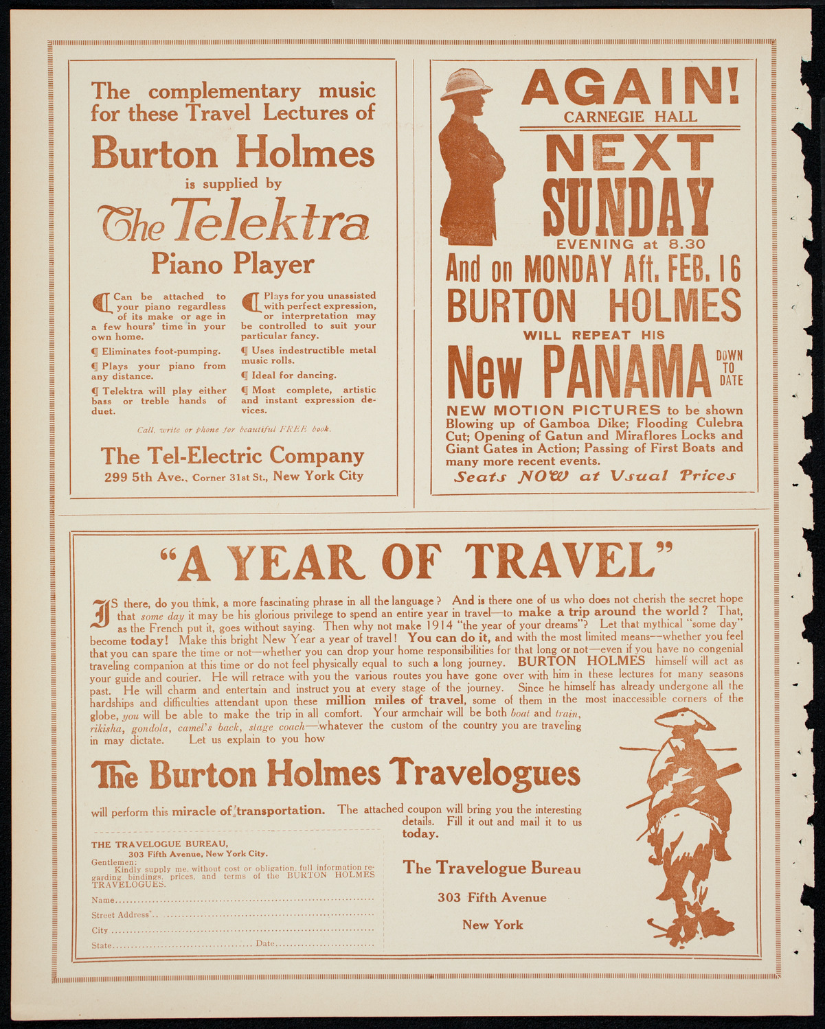 Burton Holmes Travelogue: Japan in Korea, February 8, 1914, program page 8