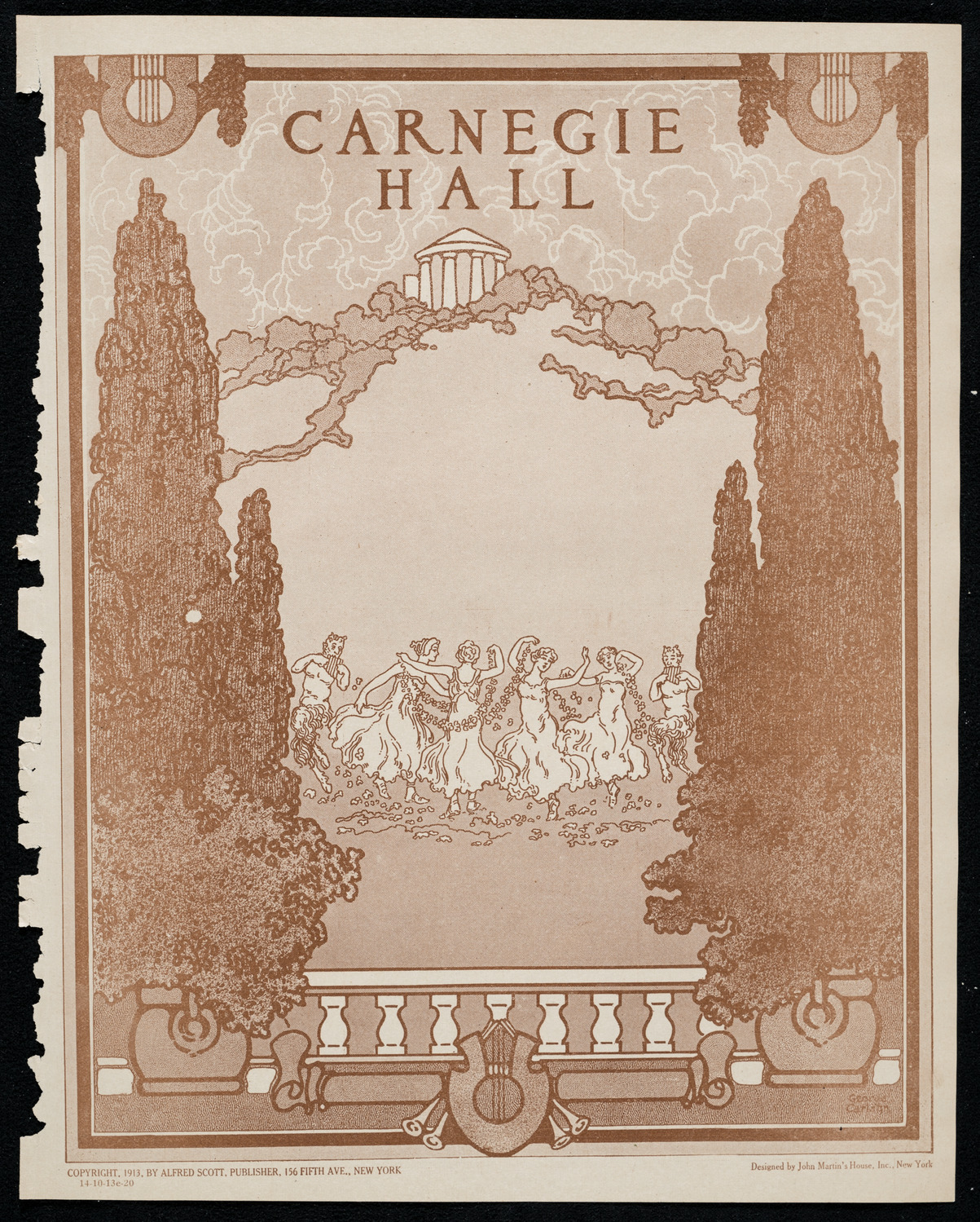 Benefit: St. Joseph Summer Institute, October 13, 1920, program page 1