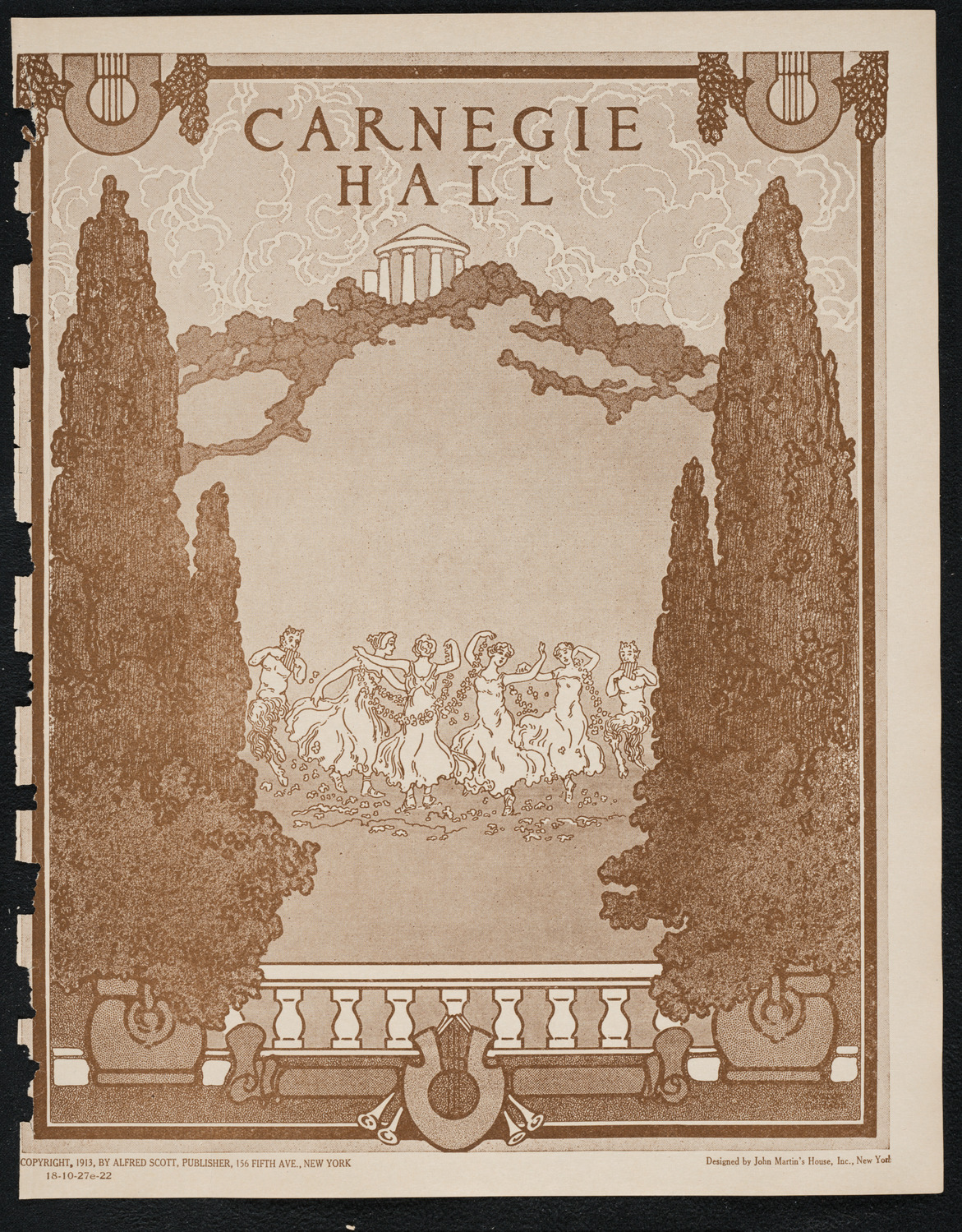 Roosevelt Birthday Celebration, October 27, 1922, program page 1