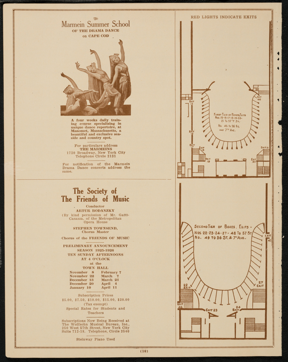 Graduation: New York Law School, June 18, 1925, program page 10