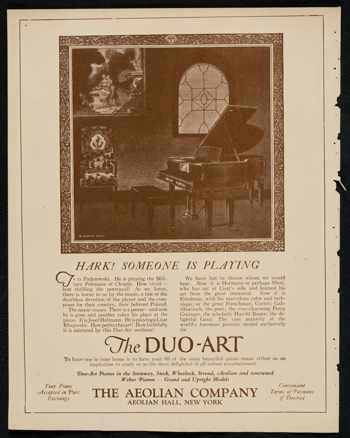 Fritz Kreisler, Violin, and Lionel Tertis, Viola, January 29, 1924, program page 2
