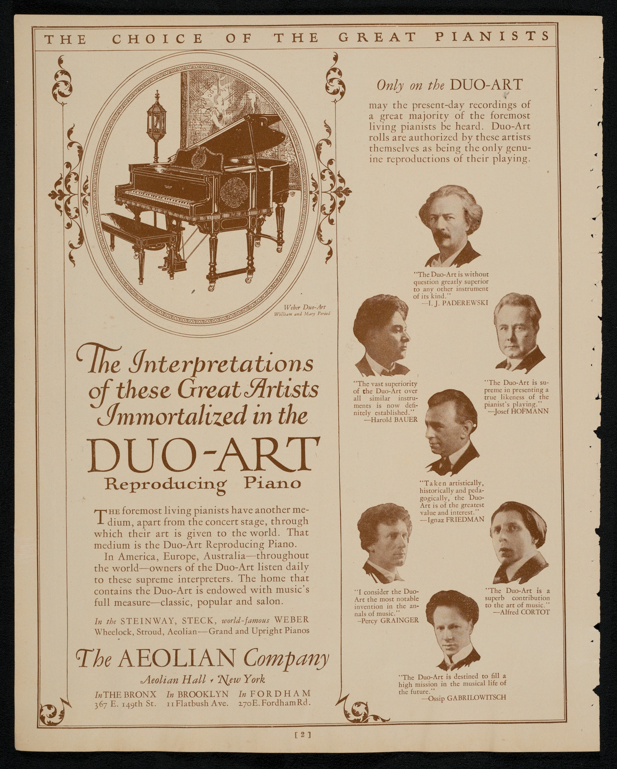 Lecture by Captain Roald Amundsen, October 15, 1925, program page 2