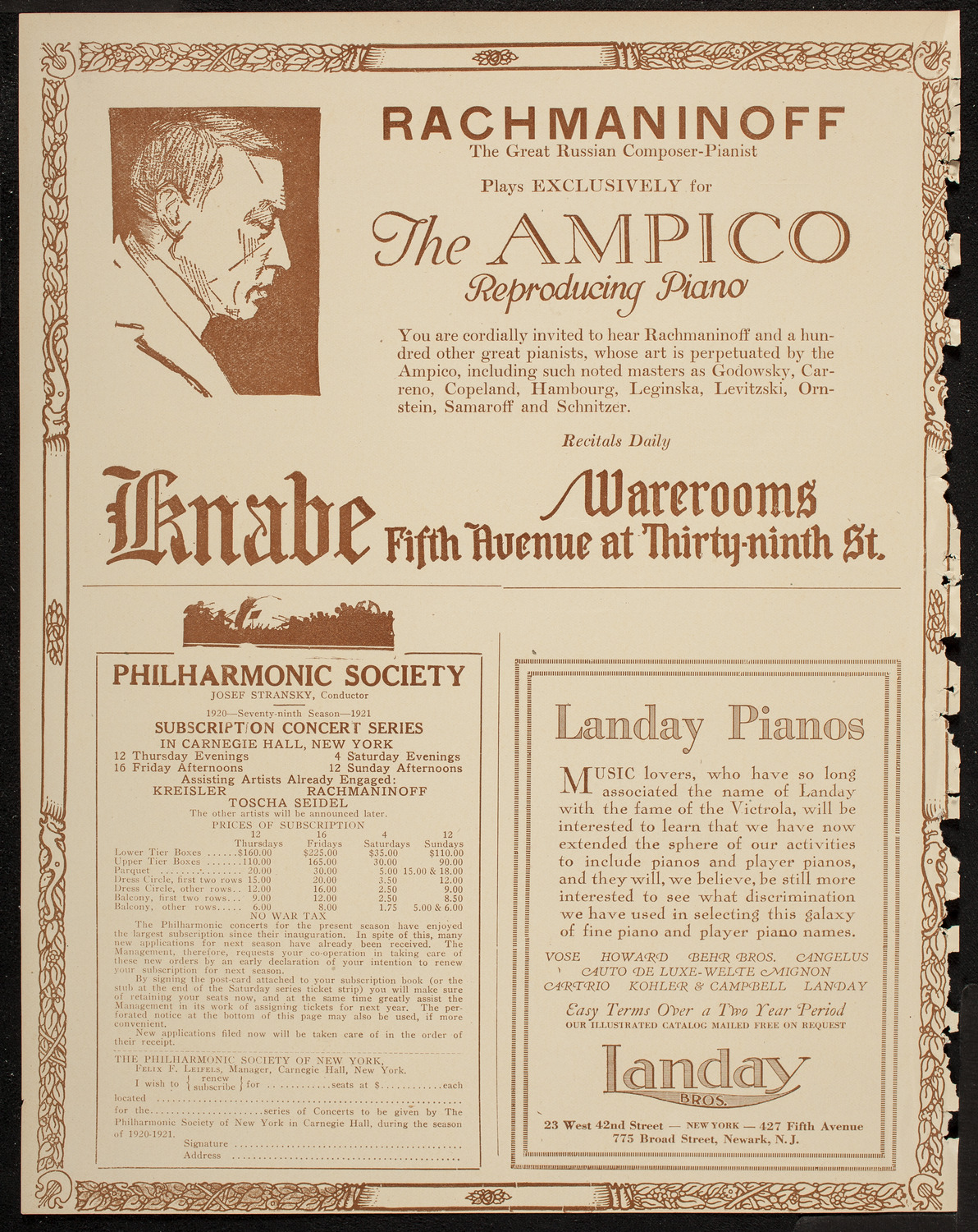 Mecca Temple Ceremonial Session, March 29, 1920, program page 12