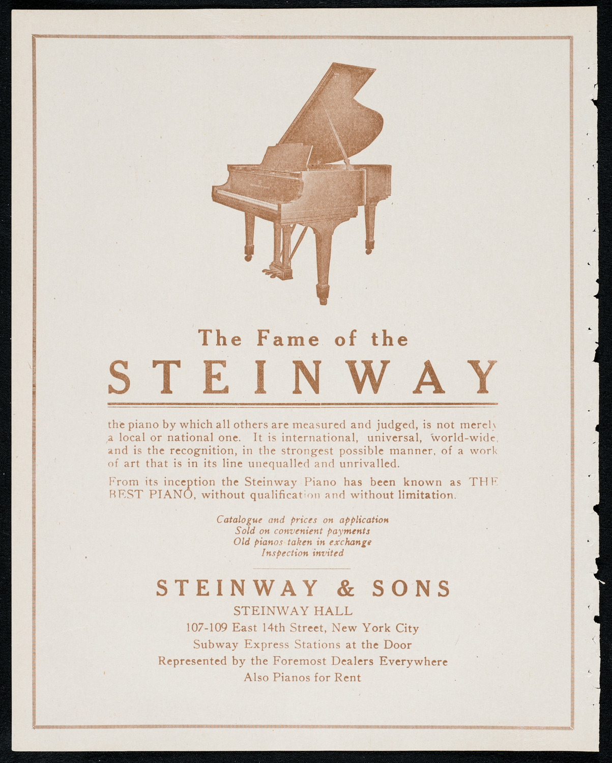 New York Philharmonic, December 10, 1920, program page 4