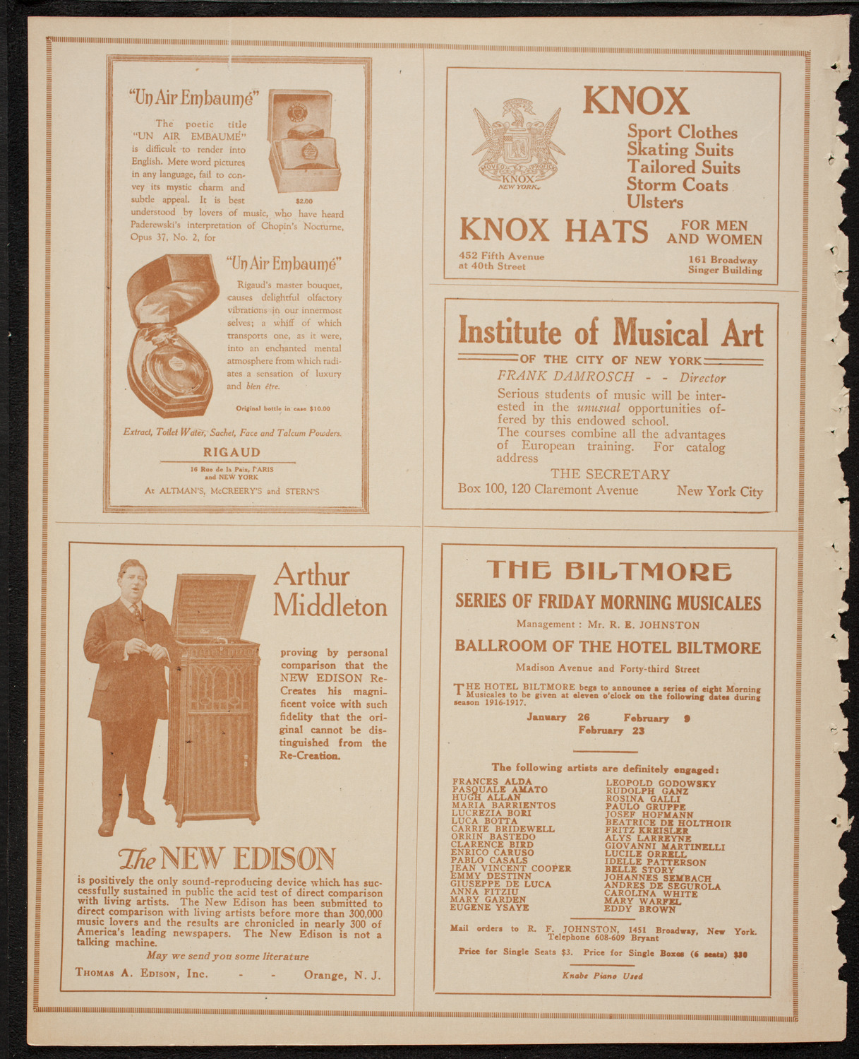 Film: The Great Fur Industry, January 22, 1917, program page 2