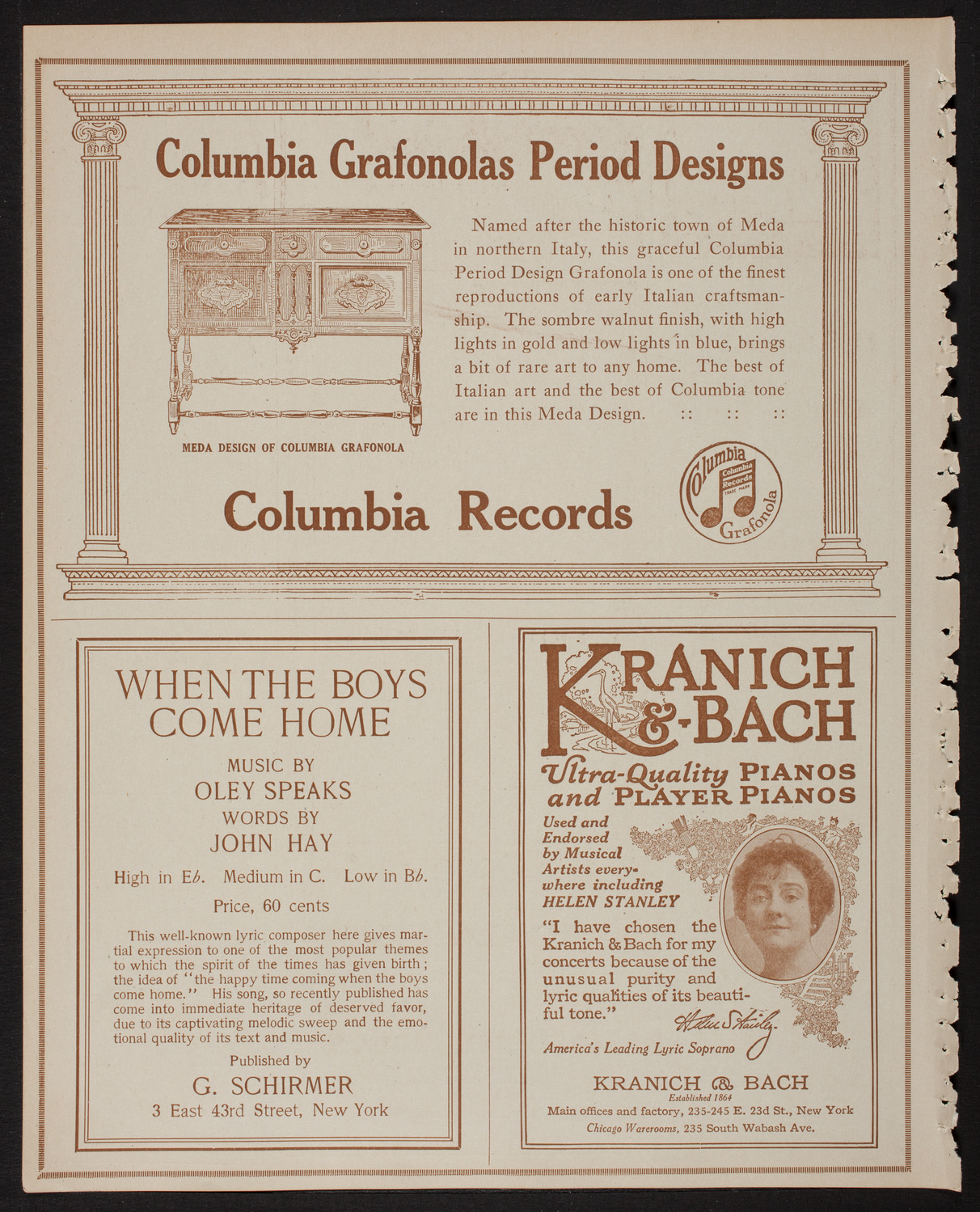 Frieda Hempel, Soprano, February 26, 1918, program page 6