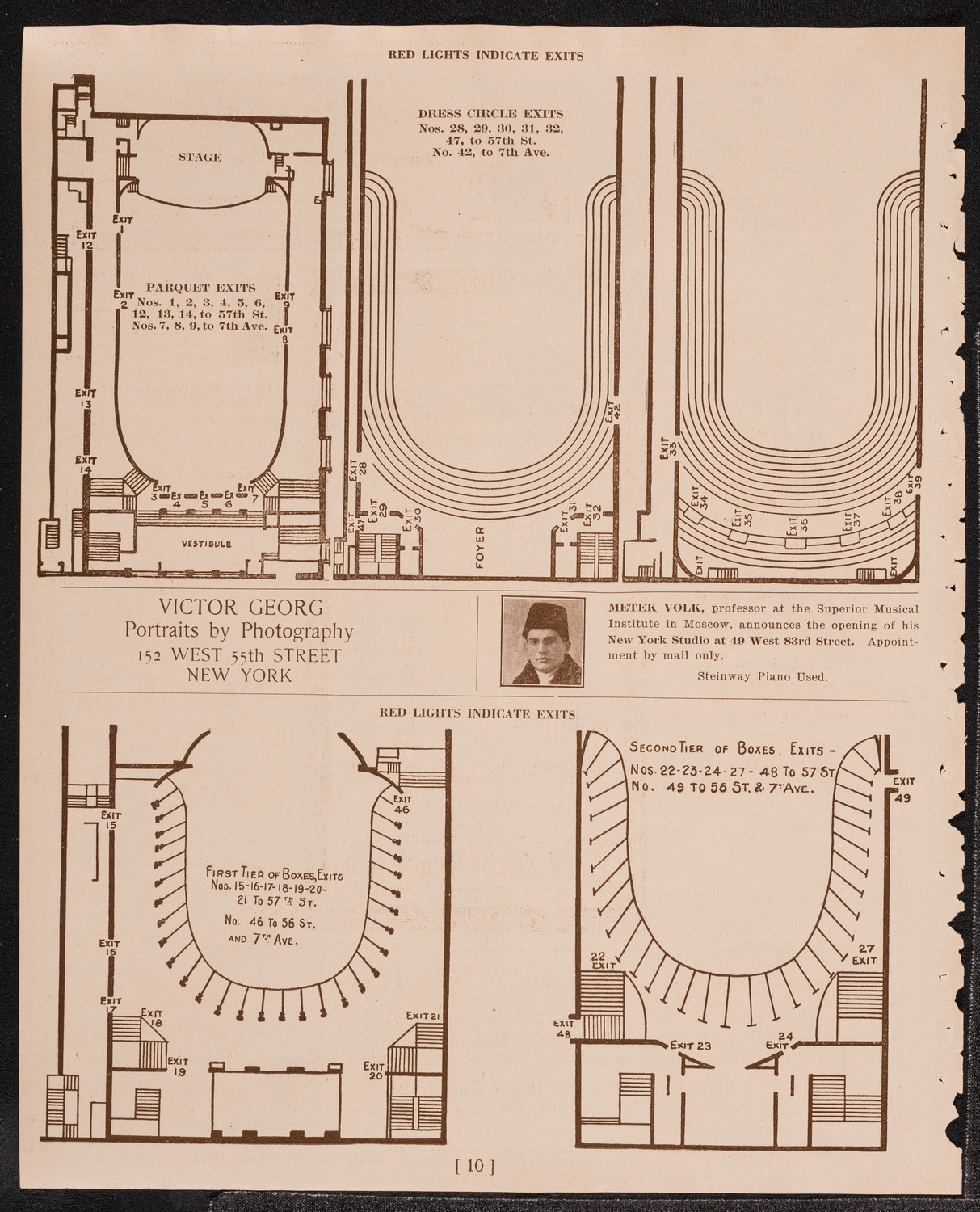 Mecca Temple of New York: Ancient Arabic Order of the Nobles of the Mystic Shrine, October 29, 1921, program page 10