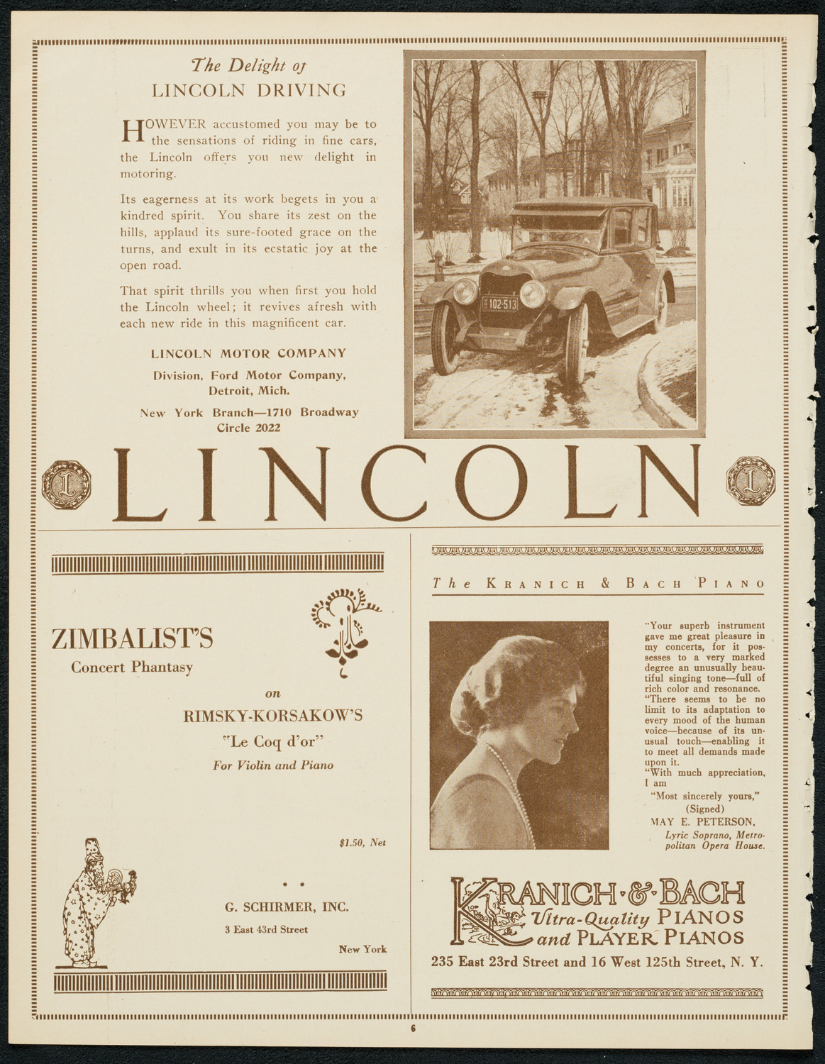 Newman Traveltalks: The Iguazu Falls, December 16, 1923, program page 6