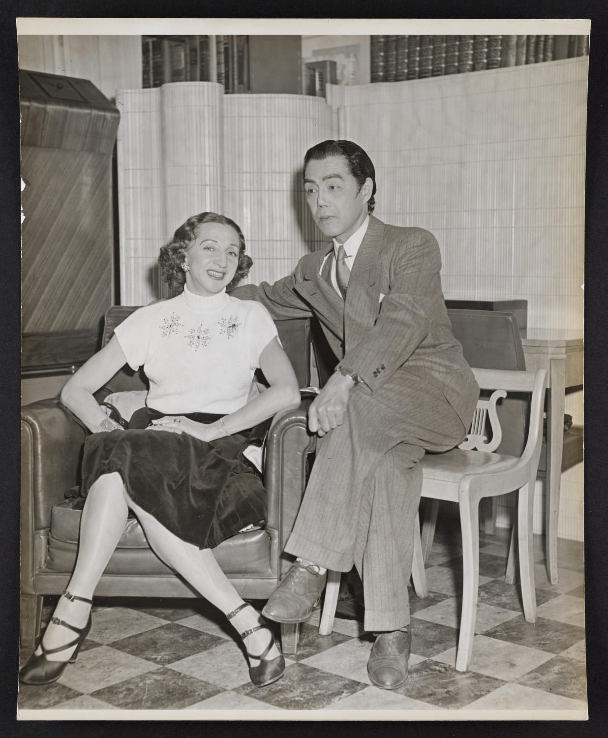 Yeichi Nimura and Alexandra Danilova at Ballet Arts, Carnegie Hall Studio #60