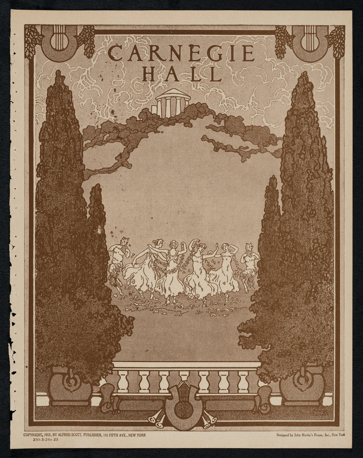 Sergei Rachmaninoff, Piano, March 24, 1923, program page 1