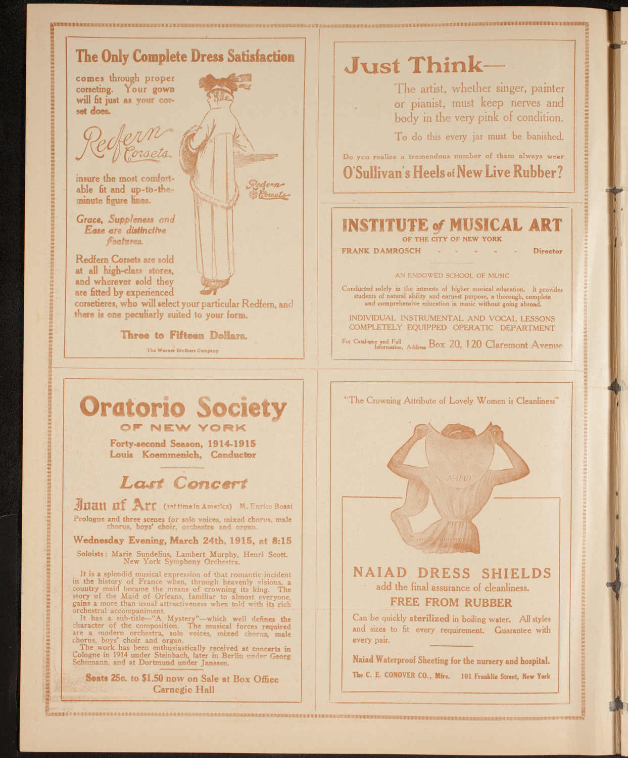 Burton Holmes Travelogue: Scotland, January 24, 1915, program page 2