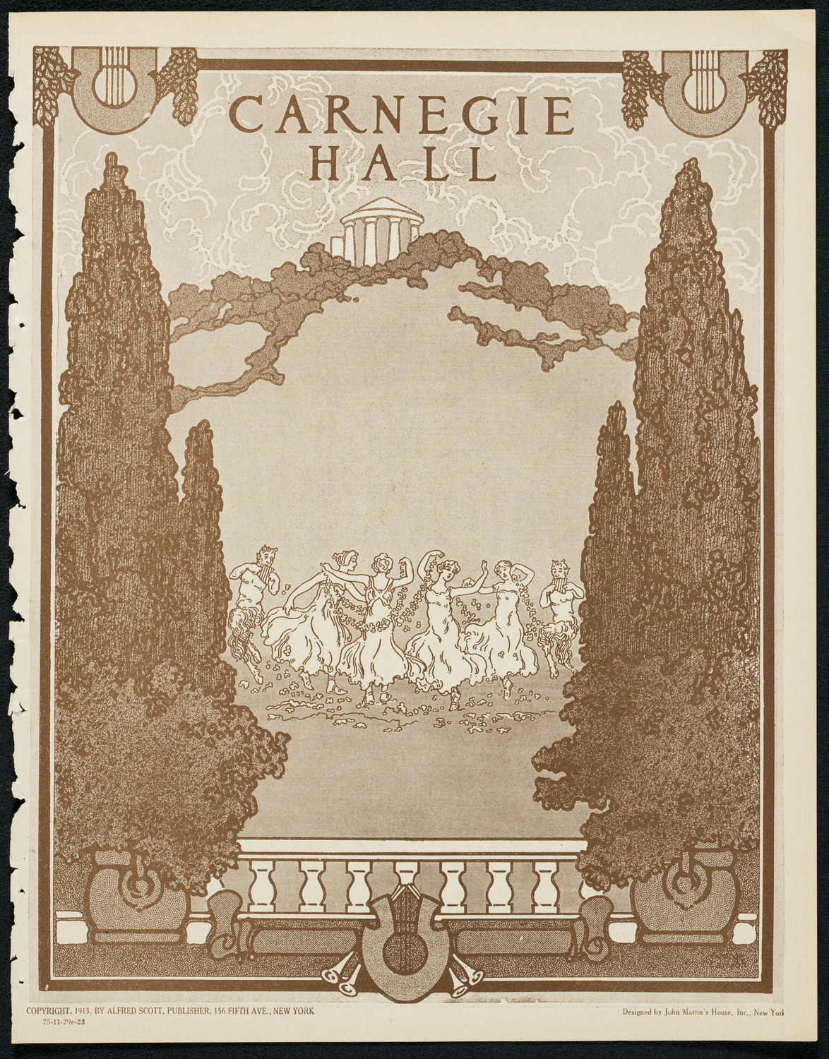 Boston Symphony Orchestra, November 29, 1923, program page 1