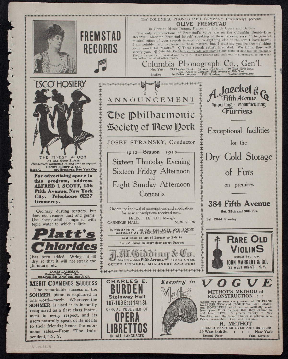 Graduation: Eastman-Gaines School, June 20, 1912, program page 9