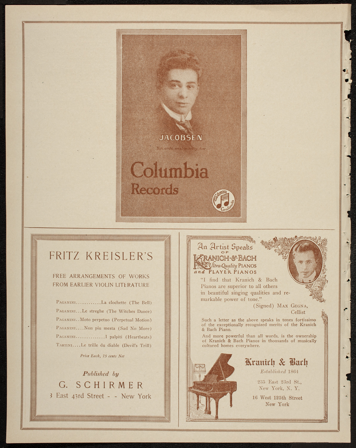 New York Banks Glee Club, January 17, 1920, program page 6