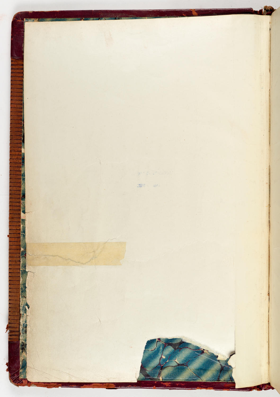 Music Hall Accounting Ledger Journal, volume 6, front endpage 1