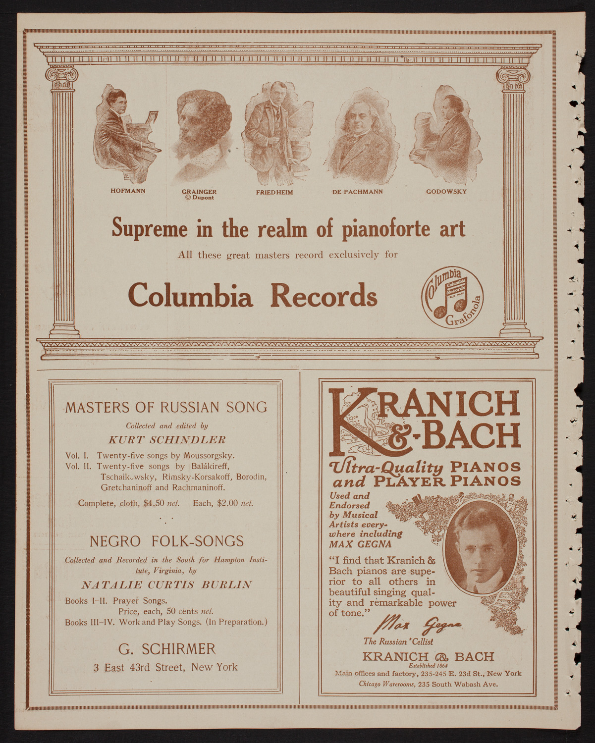 The Civic Forum, April 10, 1918, program page 6