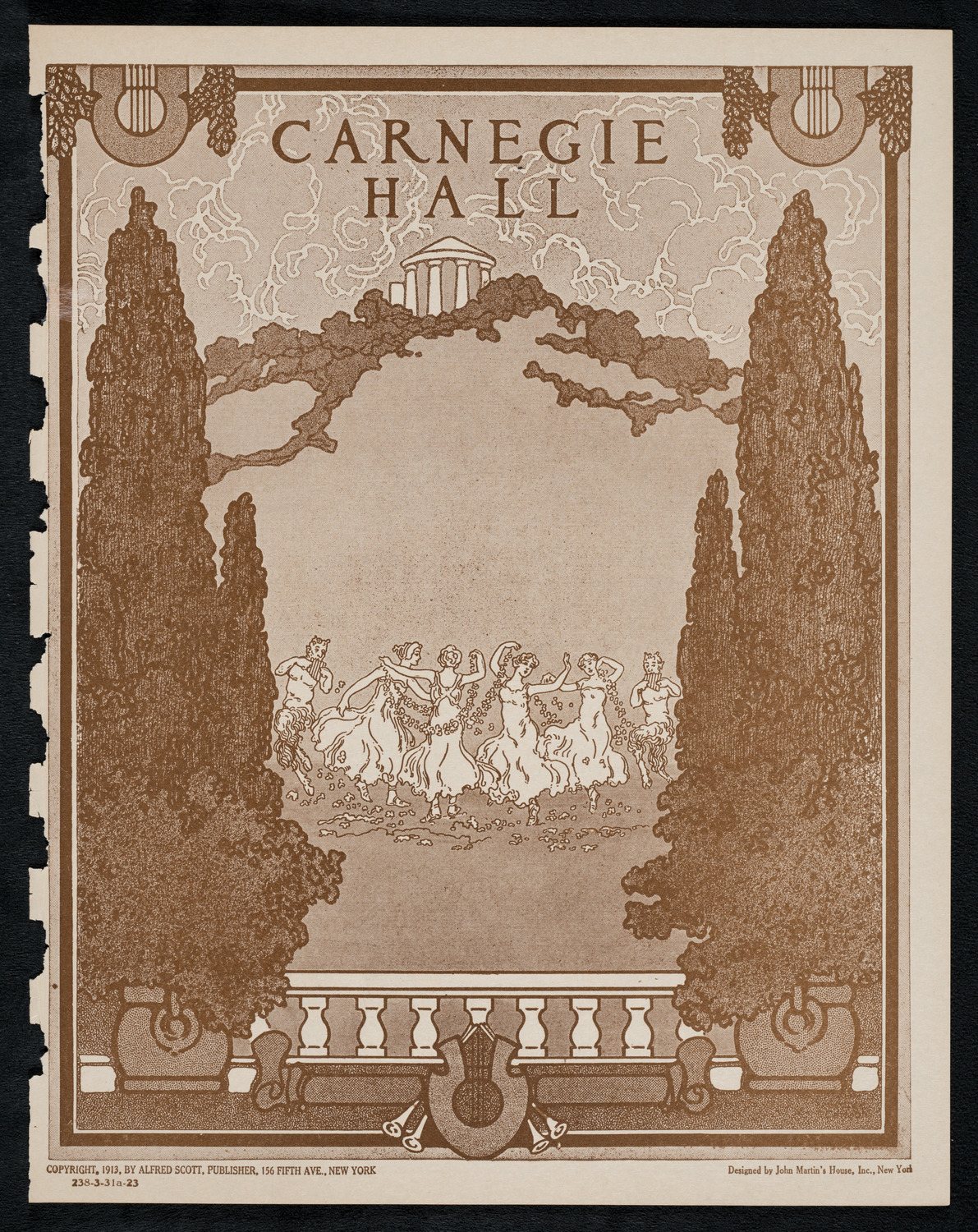 Erno Dohnányi, Piano, March 31, 1923, program page 1