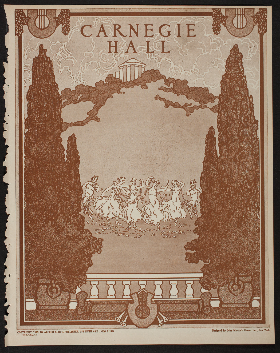 New York Philharmonic, March 8, 1918, program page 1