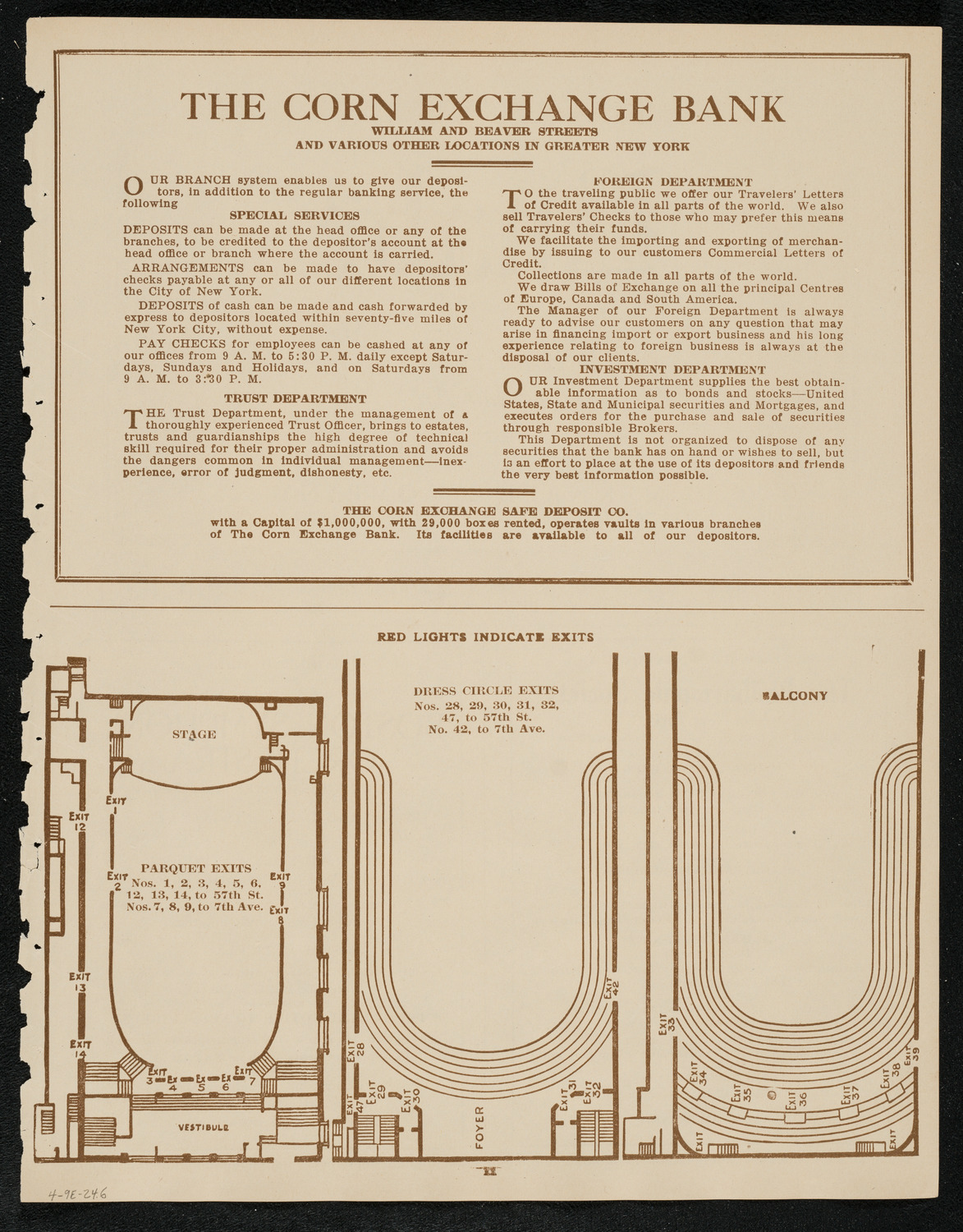 Oratorio Society of New York, April 9, 1924, program page 11