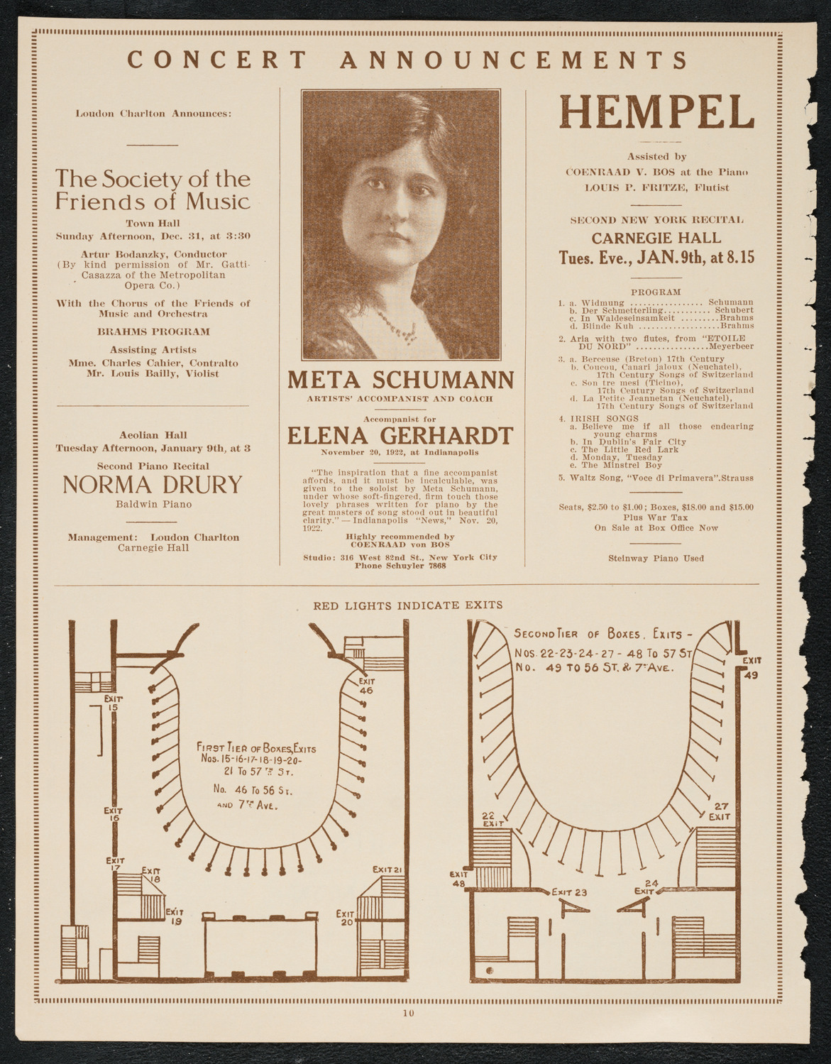 Symphony Concert for Young People, December 30, 1922, program page 10