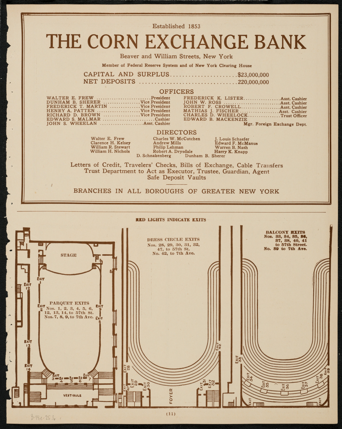 New York Philharmonic Students' Concert, March 18, 1925, program page 11