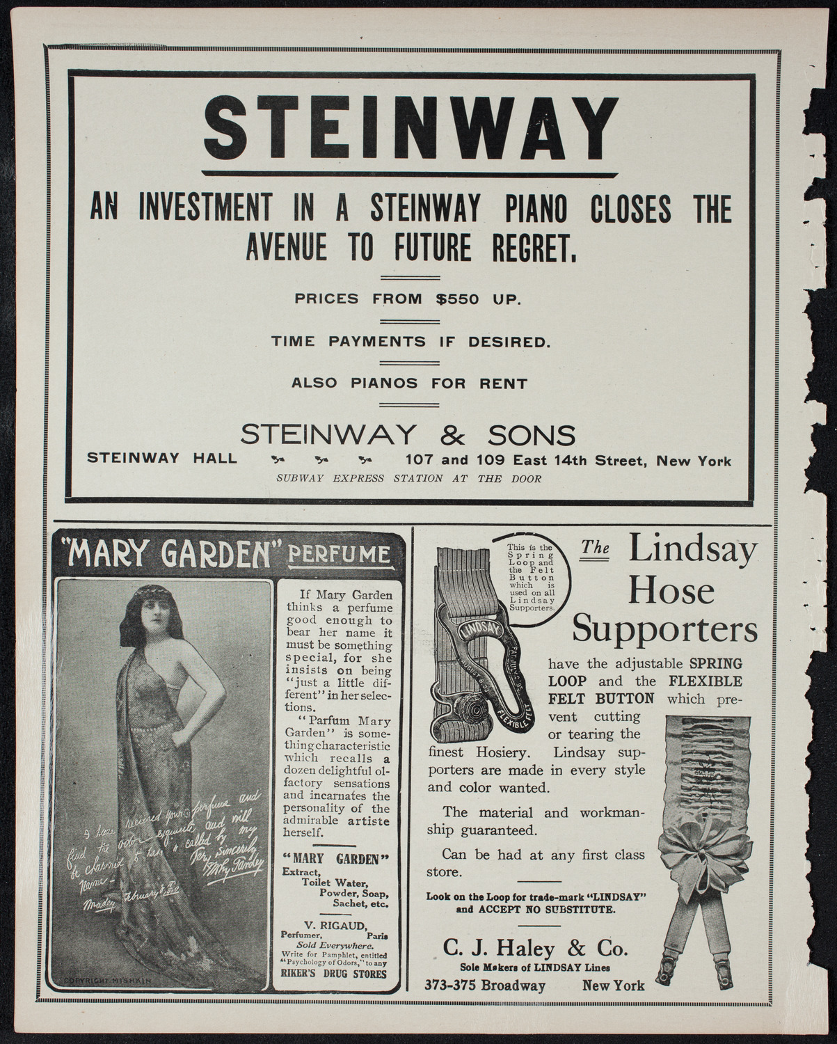 Isadora Duncan, Dancer, with the New York Symphony Orchestra, February 20, 1911, program page 4