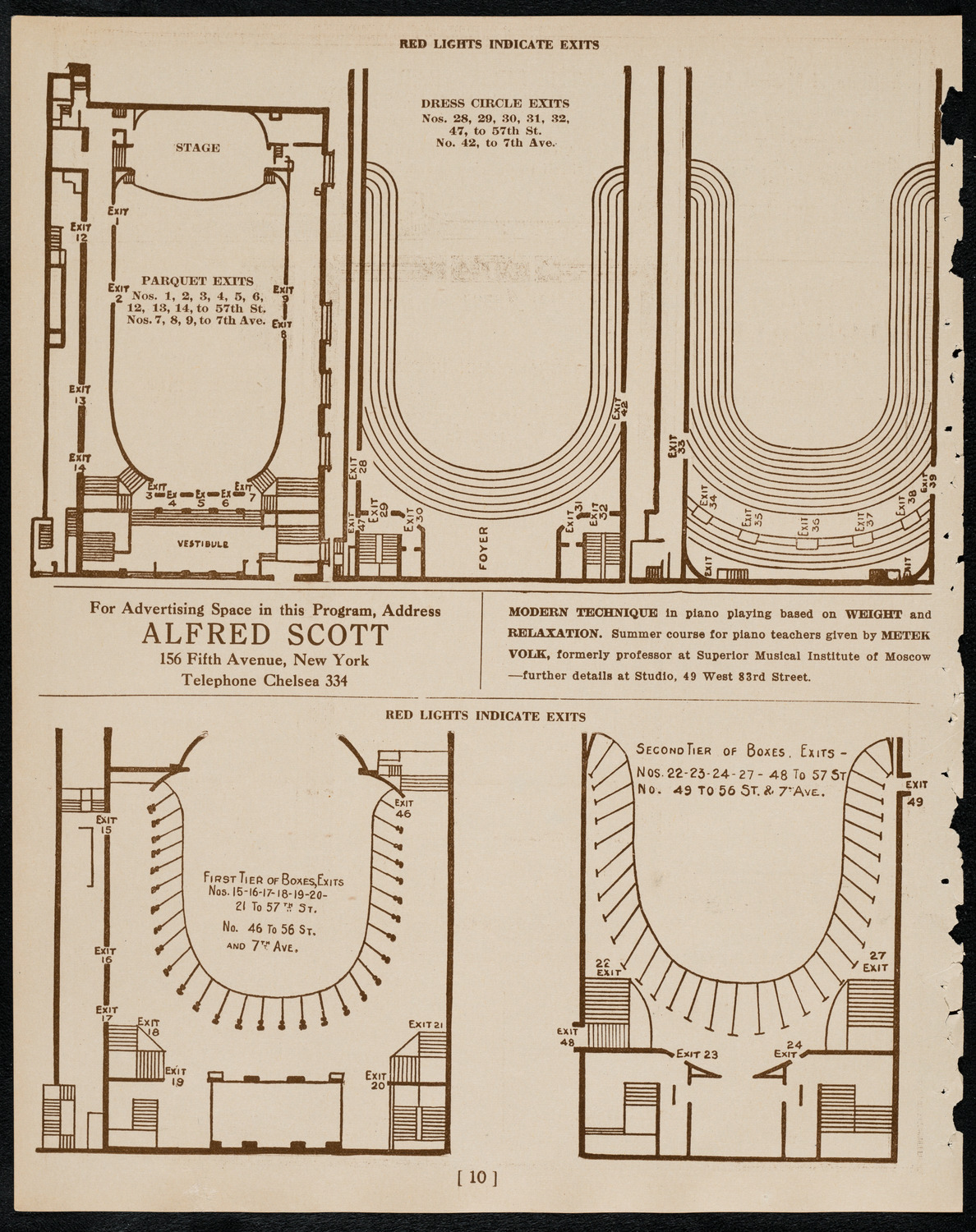 New York Symphony Orchestra, March 23, 1922, program page 10