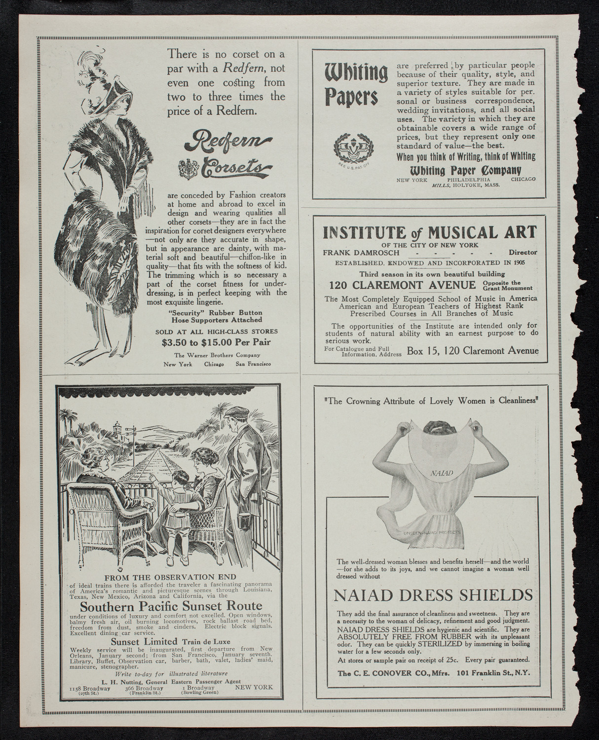 New York Philharmonic, December 1, 1912, program page 2