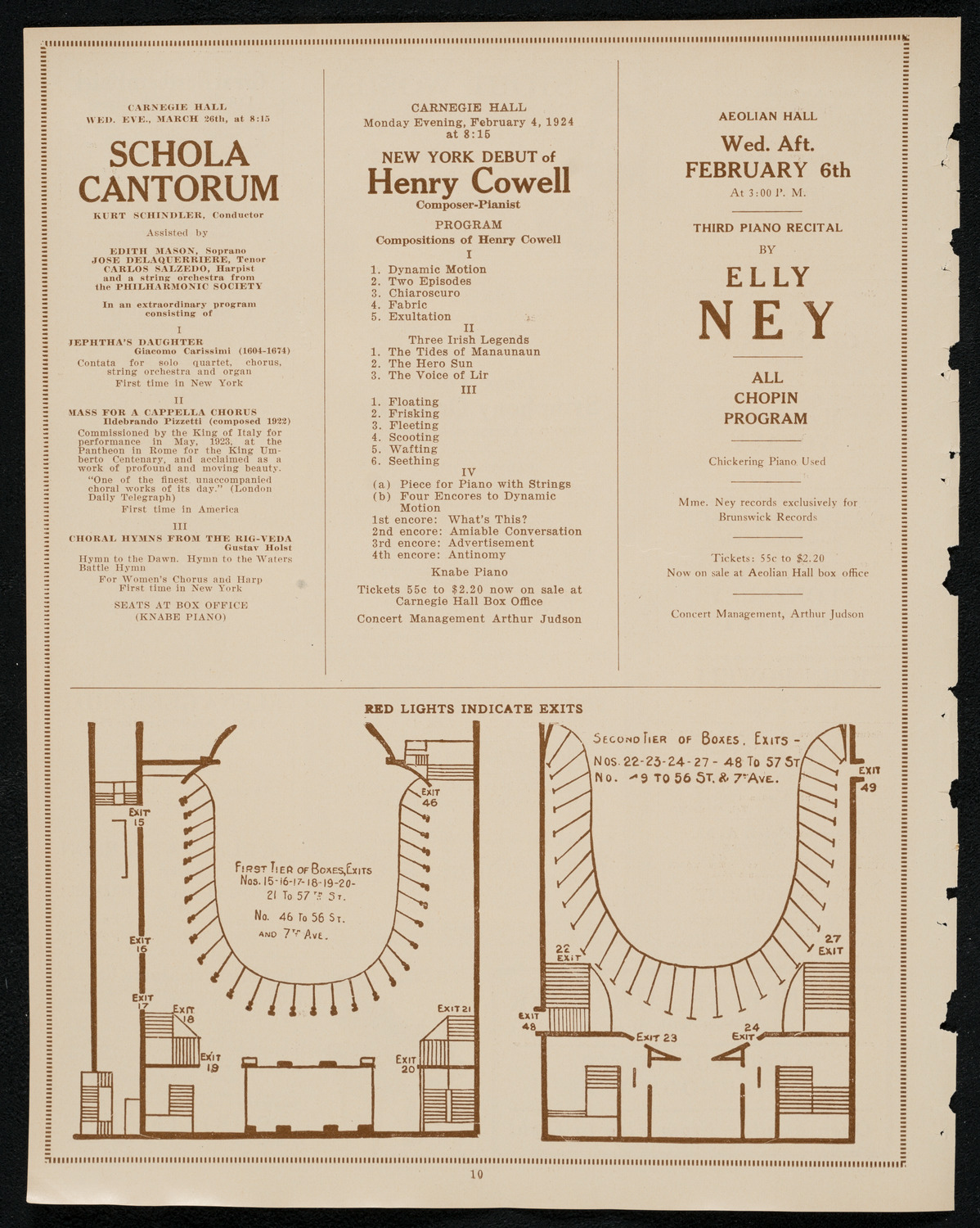 Boston Symphony Orchestra, February 2, 1924, program page 12