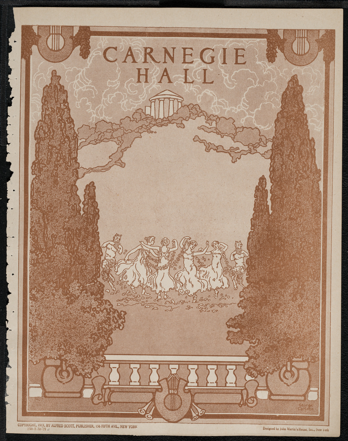 New York Philharmonic, March 3, 1921, program page 1