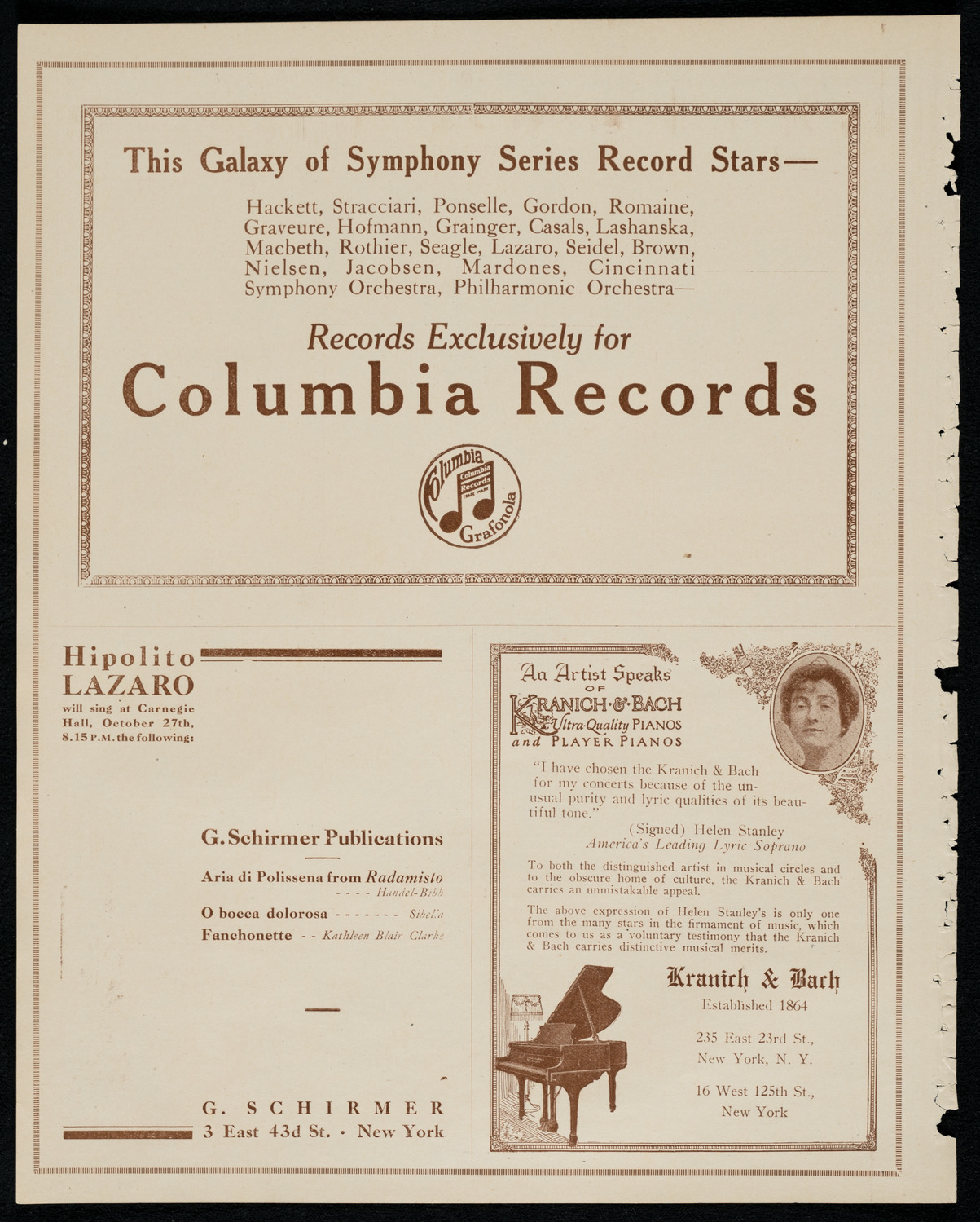 Thelma Given, Violin, October 27, 1920, program page 6