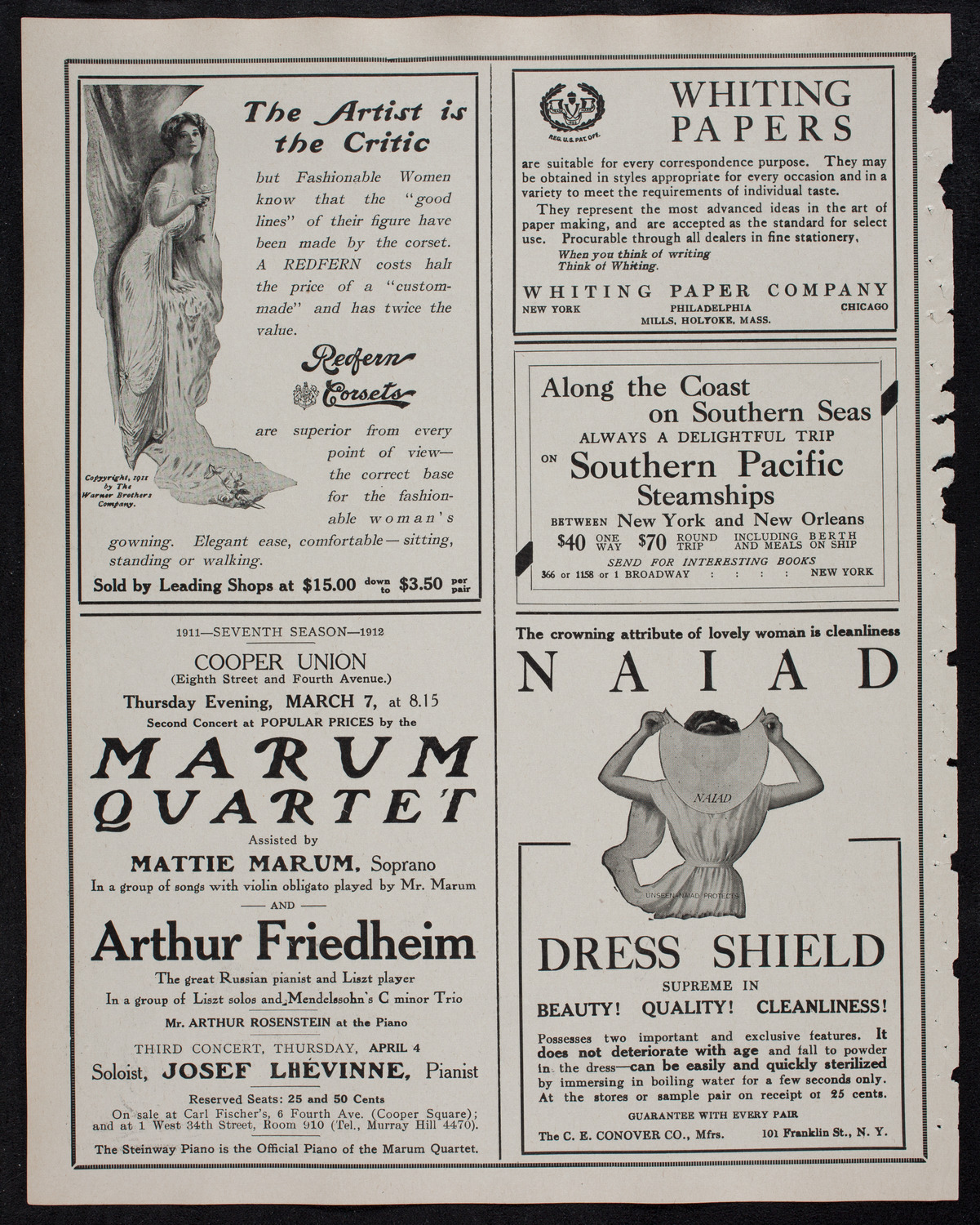 Symphony Concert for Young People: Senior and Junior Orchestras of the Music School Settlement, March 2, 1912, program page 2