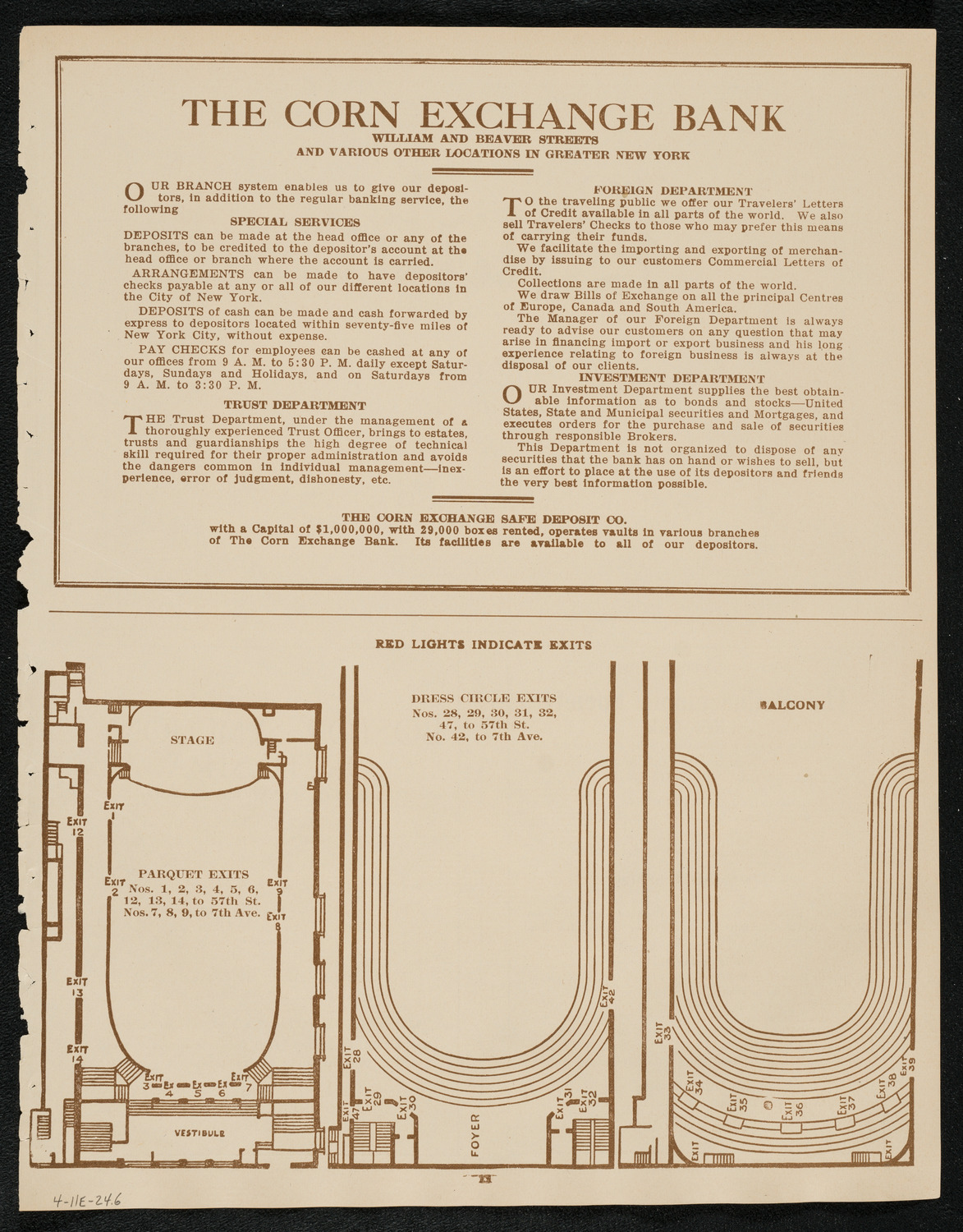 Paul Whiteman and His Orchestra with The Marmeins, April 11, 1924, program page 11