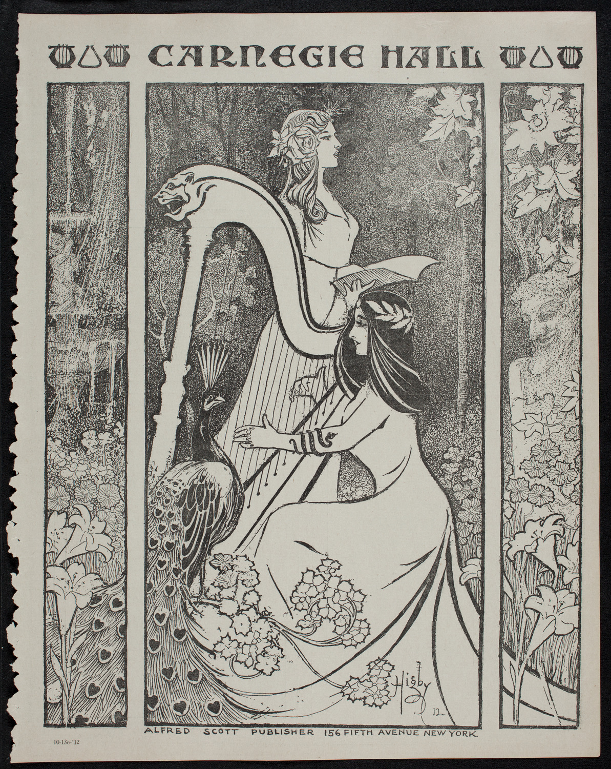 Elmendorf Lecture: The Heart of the Rocky Mountains, October 13, 1912, program page 1