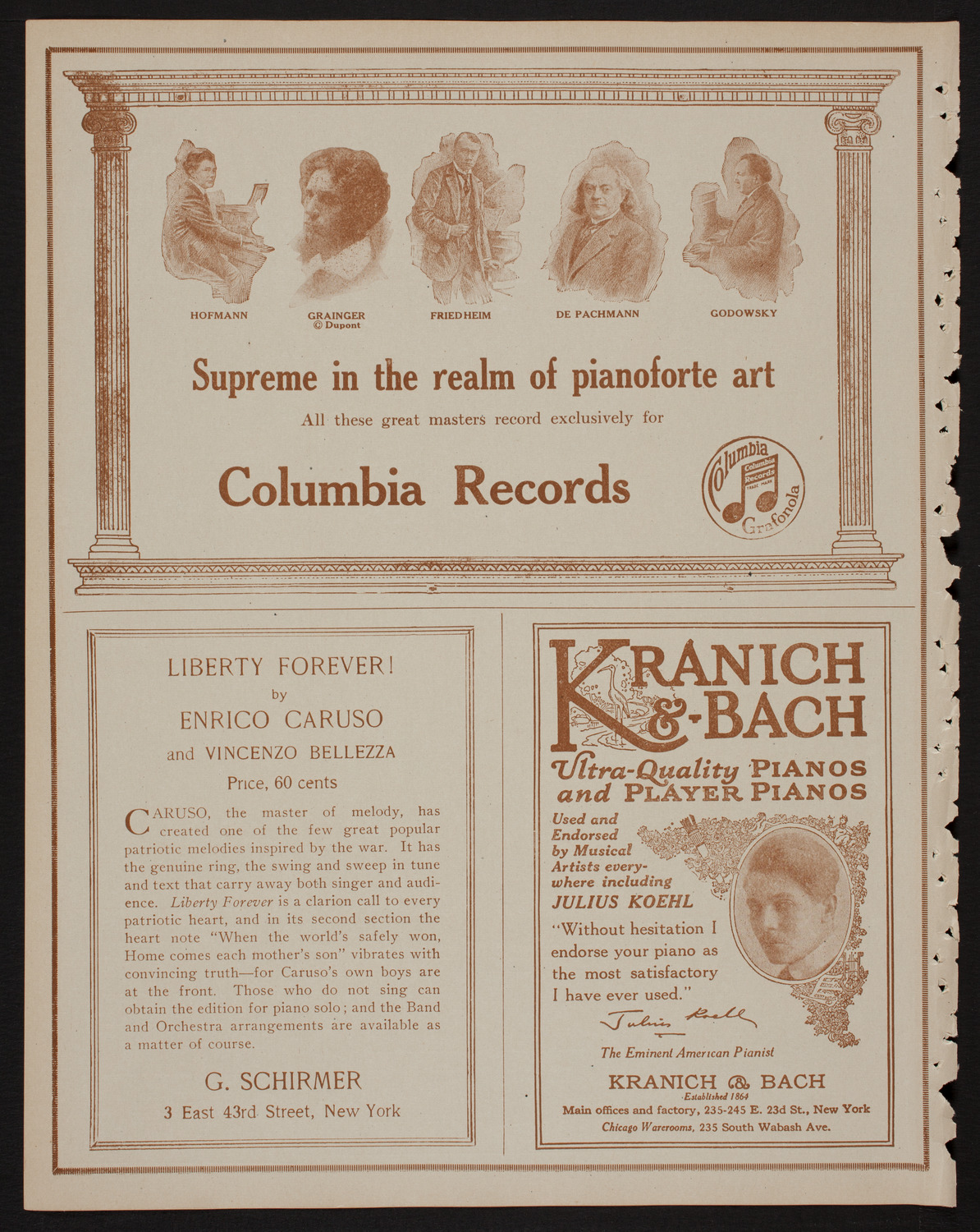 St. Mark's Methodist Episcopal Choir, May 20, 1918, program page 6