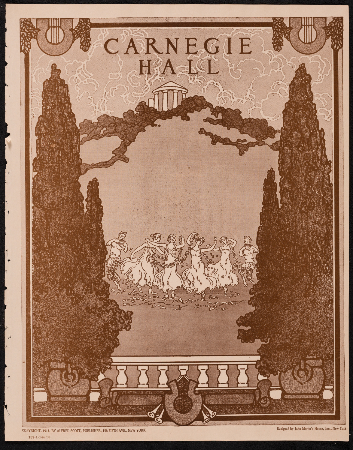 Arno Segall, Violin, January 14, 1925, program page 1