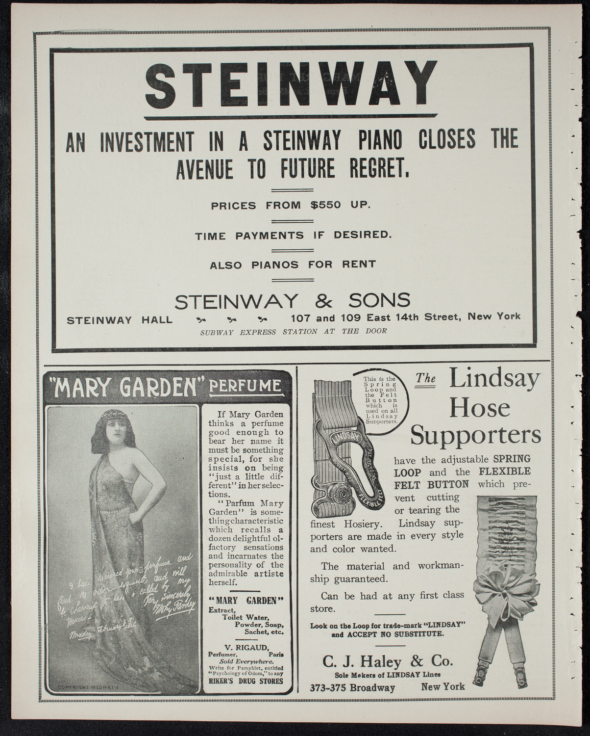 Boston Symphony Orchestra, February 23, 1911, program page 4
