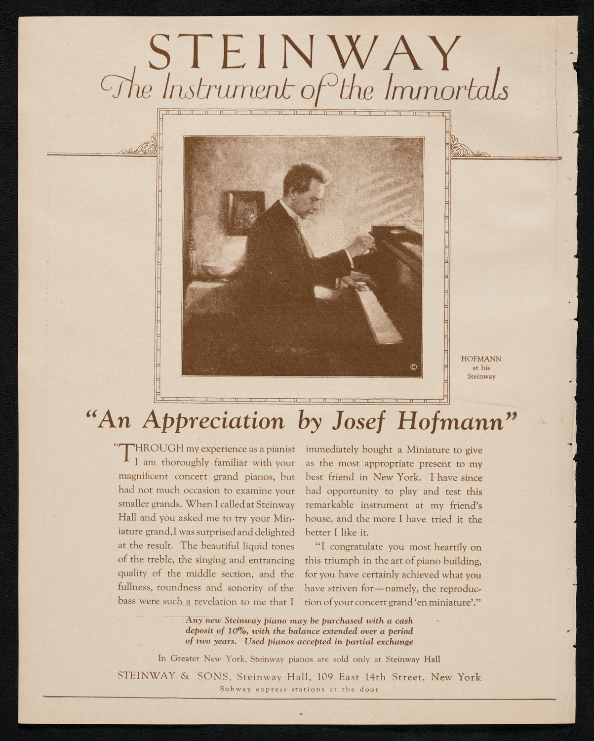 New York Symphony Orchestra, January 12, 1923, program page 4