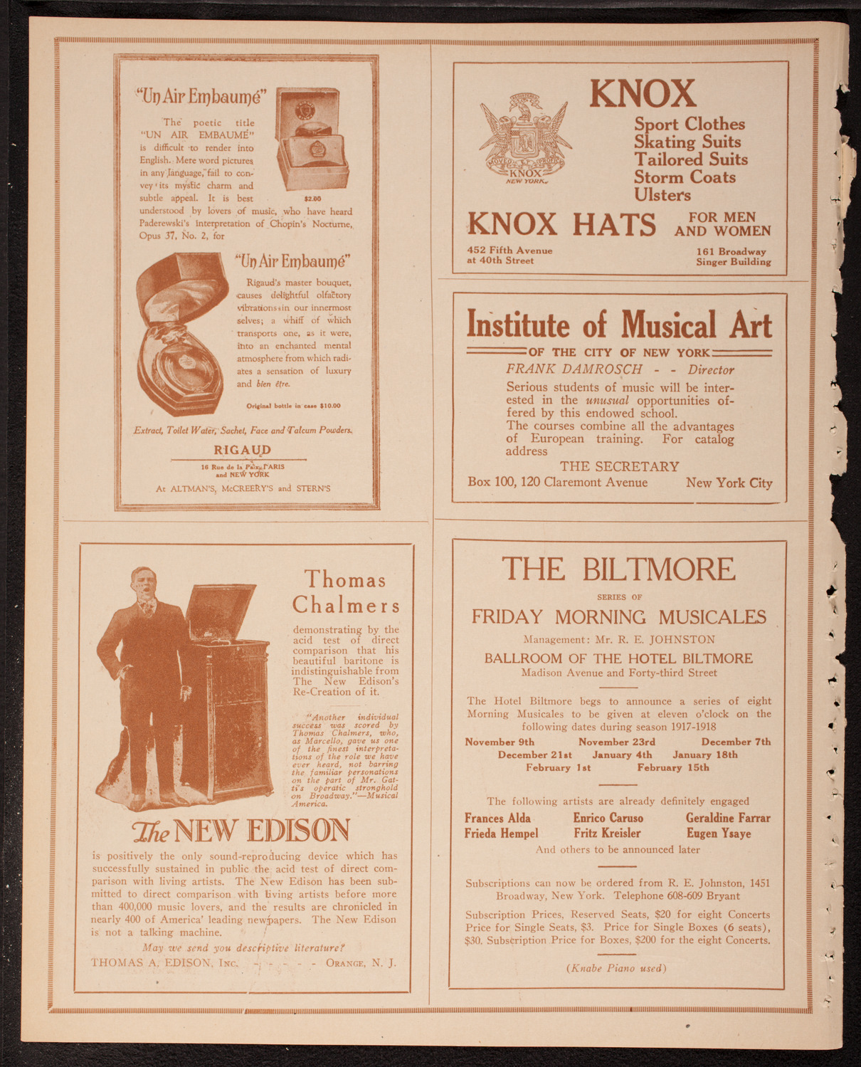 Newman Traveltalks: The New China, March 5, 1917, program page 2