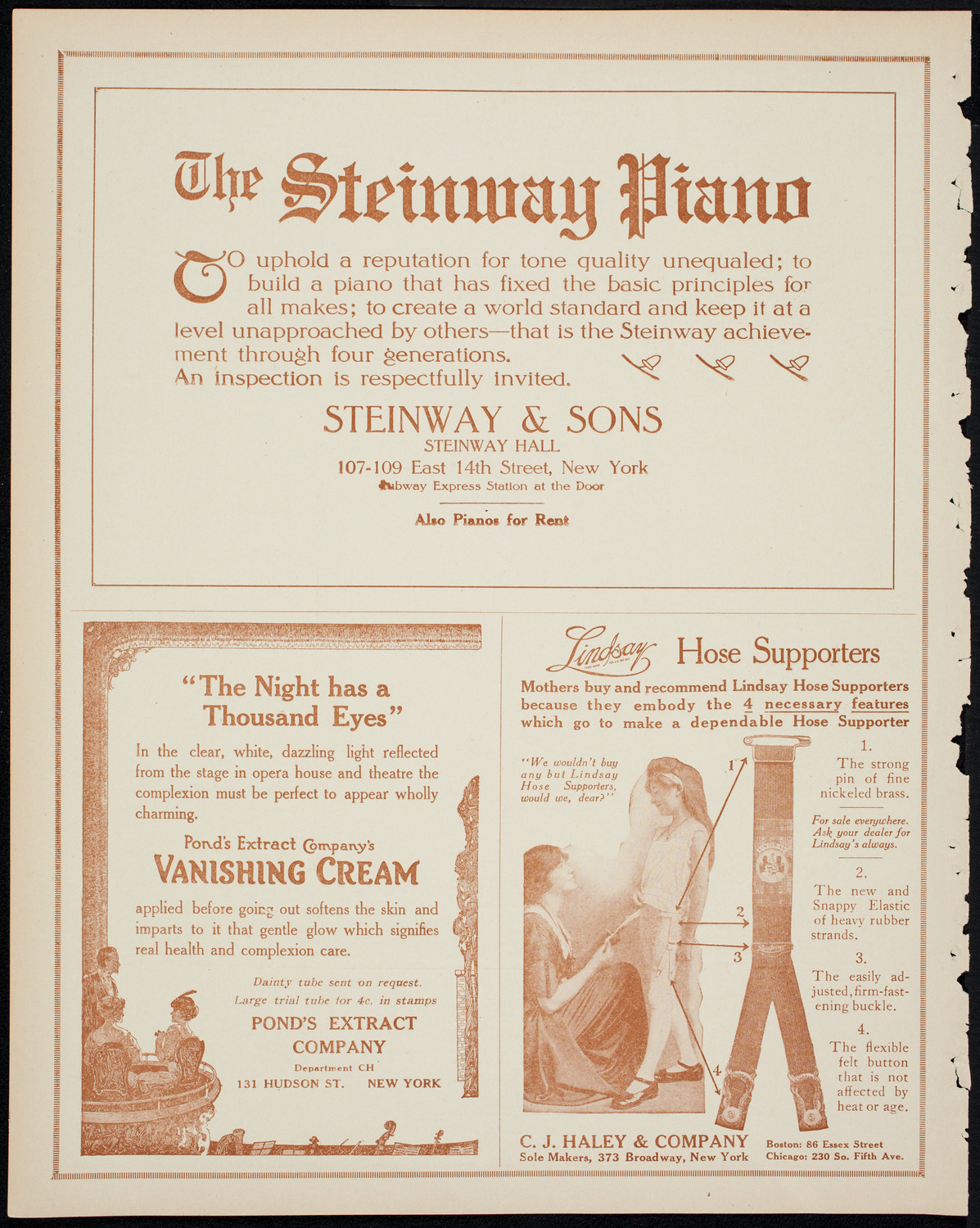 Newman Traveltalks: Paris, March 15, 1914, program page 4