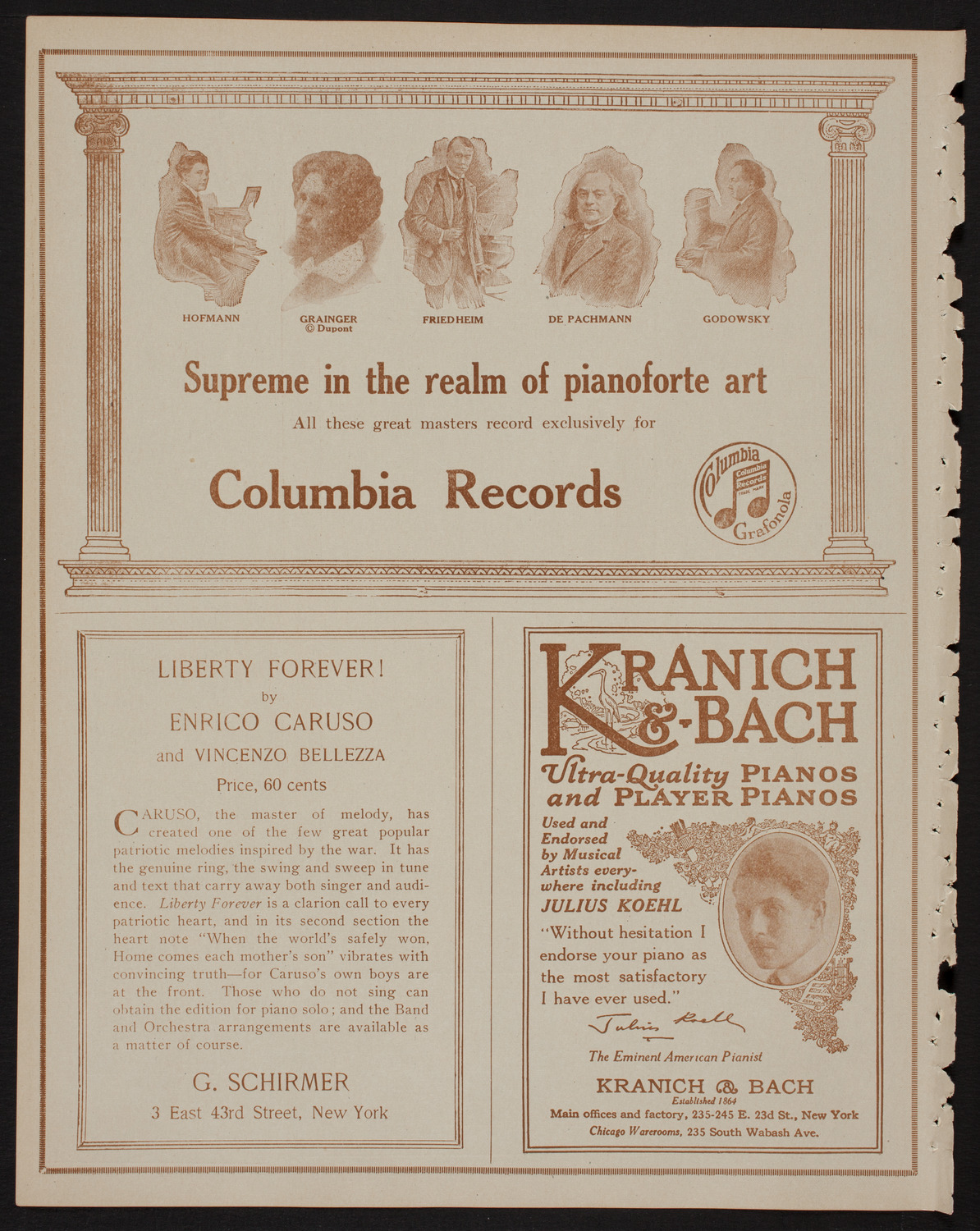 Graduation: College of Dental and Oral Surgery of New York, June 4, 1918, program page 6